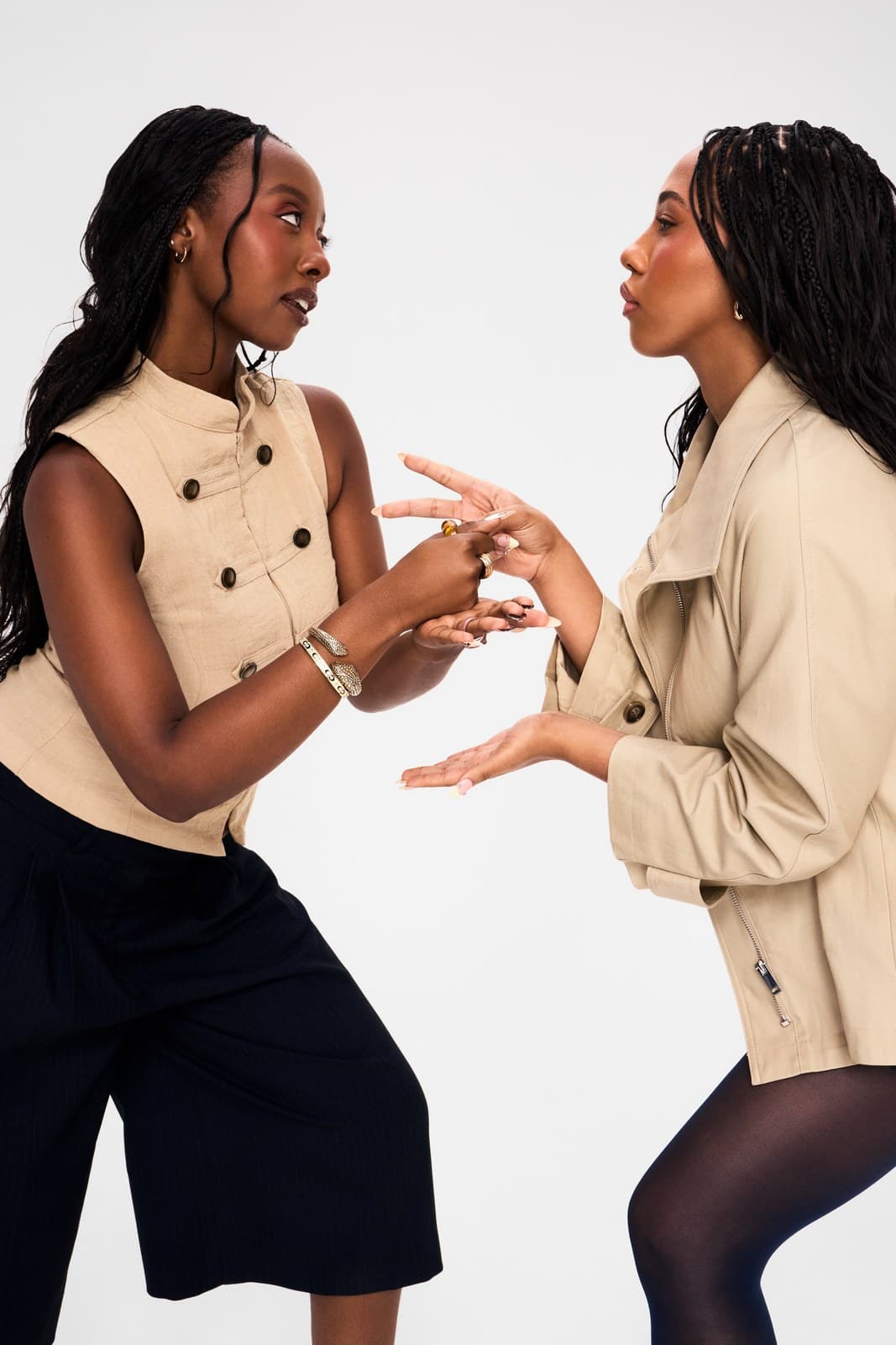 Two women from the BRIJD campaign